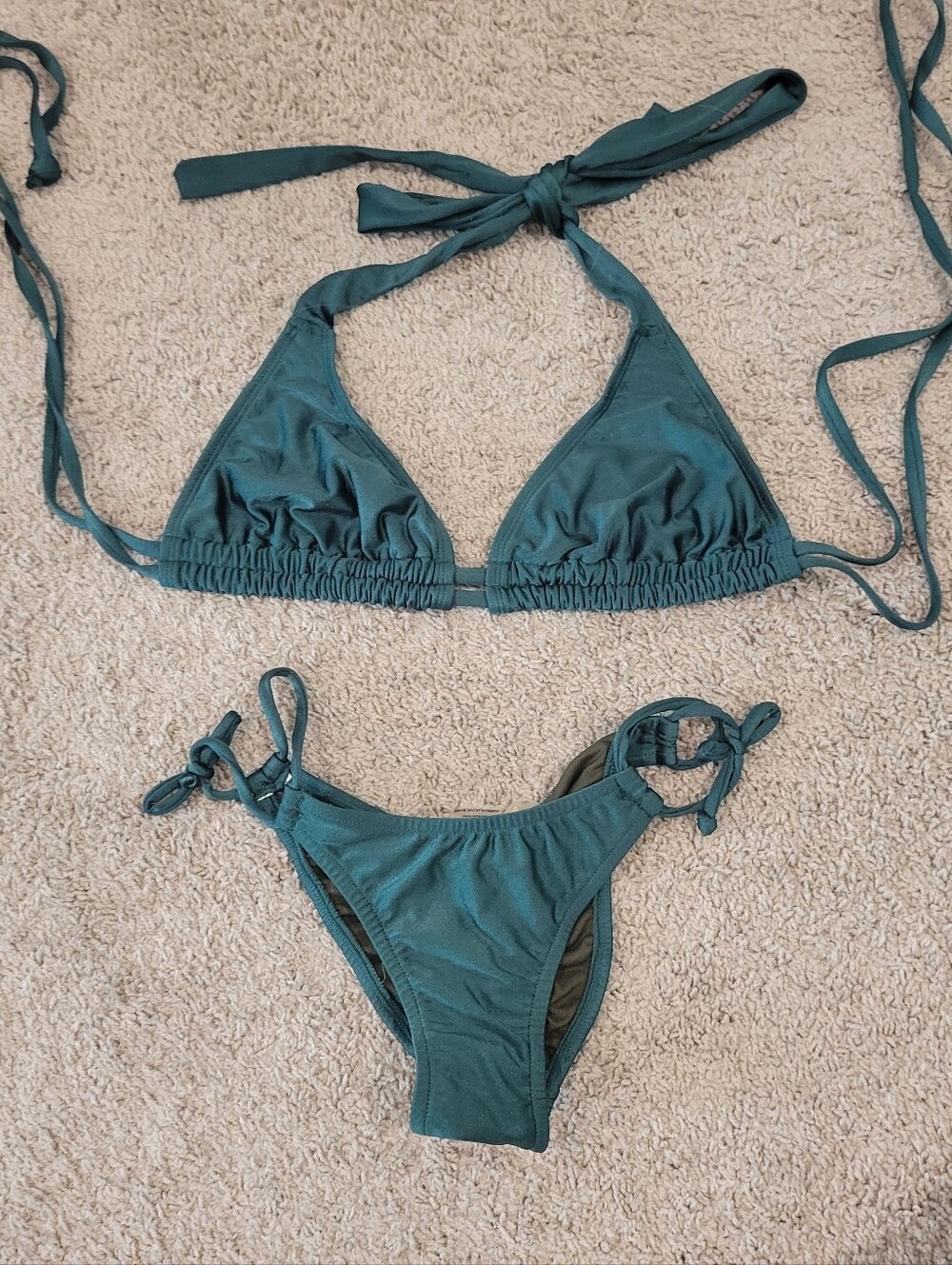 Fresh Peaches Bikini Top D Cup Bottom Small